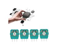 Kit de Módulo de Sensor de Potenciómetros de Joystick de 60 Piezas para Controladores PS5 Pieza de Reparación de Resistencias de Eje de Palanca de