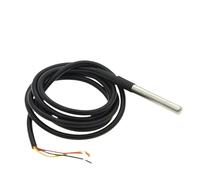 Kit de módulo de Sensor de temperatura DS18B20, Cable Digital resistente al agua de 100CM, adaptador de Terminal de sonda de acero inoxidable(1M)