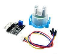 Kit de módulo de sensor de turbidez de 5 V CC para pruebas de calidad del agua, medición óptica de partículas suspendidas, detector de aguas residuales industriales y acuarios