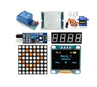 Kit de Módulo Electrónico para Prototipado, para Arduino para Starter Kit con para Nano V3.0 y para Soporte Mega 2560, Paquete de Sensor Microcontrolador, Set de Proyecto de 85 Piezas