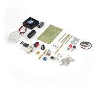 Kit de módulo regulador de voltaje lineal ajustable LM338K compatible con salida de 3 A con pantalla de voltaje digital, fusible reajustable y protección térmica