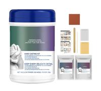 Kit de moldeo a mano de arcilla, kit de fundición a mano, kit de moldeo de estatua de yeso, polvo de moldeo seguro de alginato, fabricante de moldes para esculturas a mano para parejas, adultos, niños