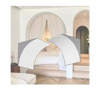 Kit de moldeo de arco de puerta, borde de espuma ligera, semicircular precurvado para paredes interiores y puertas, fácil de pintar, paquete de 2 para proyectos rápidos de decoración del hogar