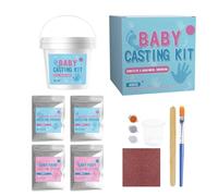 Kit de moldeo de huellas - 3D realista, molde para huellas de mano,Recuerdo de arcilla con huella de mano | Para, amigos, padres, adultos, parejas