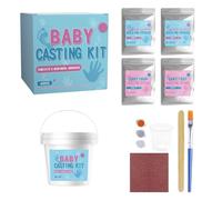 Kit de moldeo de huellas para | Fundición a mano realista decorativa - Para huellas de manos y pies de arcilla, niños y niñas | Idea de regalo creativo para niños y niñas