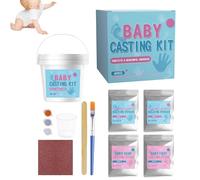 Kit de moldeo de huellas para,Moldeo decorativo realista 3D para realizar mismo,para, adultos, familias | Idea de regalo creativo para niños y niñas