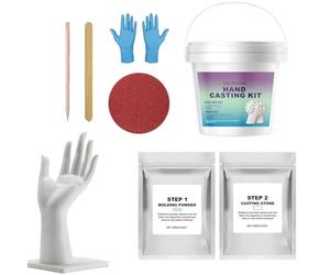 Kit de Moldeo de Mano de Yeso Romántico Artesanal Sentimental