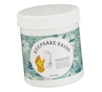 Kit de Moldeo de Manos para Recuerdo de Niño Recién Nacido Dorado