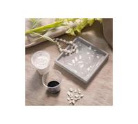 Kit de Moldeo en Resina - Creativ Company - Bandejas Cuadradas - Negro/Blanco - 2 pcs - Efectos personalizables