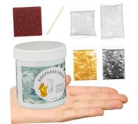 Kit de Moldeo Manual 3d para Niño Niña, Recuerdo Dorado Marco | Incluye Herramientas, Polvo de Moldeo E Instrucciones Claras, para Manos y Pies del Niño Niña