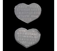 Kit de moldes de letras y números de tamaño pequeño, colgante del alfabeto, molde de silicona de resina UV, herramientas para hacer joyas, manualidades de decoración de uñas, 2 uds