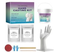 Kit de moldes de mano - Herramienta de escultura hecha a mano, kit de fundición a mano para parejas, juego de moldeo de recuerdo duradero, perfecto para familiares, amigos, novio, novia, San Valentín