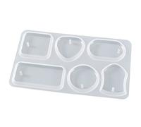 Kit de moldes de silicona para niños, diseño de lágrimas para entrenamiento de habilidades, llaveros/colgante para cocina/casero, regalo de Año Nuevo, kit de moldes de resina para aretes