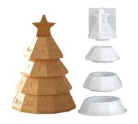 Kit de moldes - Molde de Navidad, para principiantes, organizador de moldes de proyectos, molde de proyectos de arte para principiantes, organizador en forma de árbol de Navidad