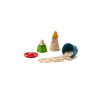 Kit de moldes para la arena - PLAN TOYS - Mis formas para moldear - 4 formas diferentes - Madera ecológica