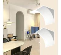 Kit de moldura de arco de puerta curvada, moldura semicircular para pasajes | Kit de moldeado de arco de puerta curvado para decoración elegante del hogar y fácil transiciones de habitación de bricolaje