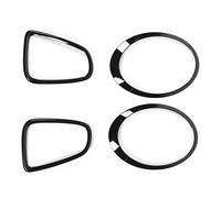 Kit de Moldura Envolvente de Rejilla de Faro para Mini 2Gen R56 R57 R58 R59 S JCW 2007-2015 Cubierta Envolvente de Marco de Luz Trasera Embellecedor Protector de Faro Trasero