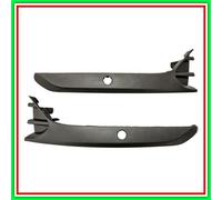 Kit de molduras de parachoques delantero negro en relieve con orificios PDC-S...