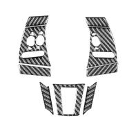 Kit de molduras para volante de fibra de carbono para XF 2008-2015, accesorios interiores