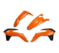 Kit de molduras UFO PLAST de 4 piezas de plástico naranja/negro