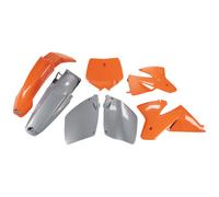 Kit de molduras UFO PLAST de 7 piezas de plástico naranja/gris