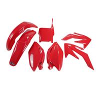 Kit de molduras UFO PLAST de 7 piezas de plástico rojo OEM 00-26
