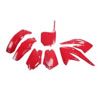 Kit de molduras UFO PLAST de 7 piezas de plástico rojo OEM 00-26