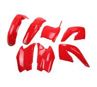 Kit de molduras UFO PLAST de 7 piezas de plástico rojo OEM 00-26