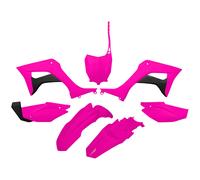 Kit de molduras UFO PLAST de 7 piezas de plástico rosa neón