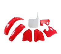 Kit de molduras UFO PLAST de 7 piezas juego de fundas de plástico rojo/blanco