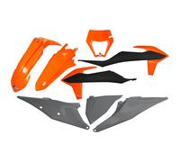 Kit de molduras UFO PLAST de 8 piezas naranja/gris oscuro/negro