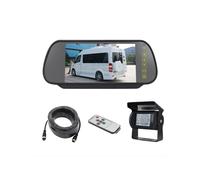 Kit de monitor de cámara de marcha atrás para coche de 7 pulgadas (negro): Kit de monitor de cámara de visión trasera para coche, regalo sorpresa