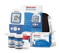 Kit de monitor de glucosa en sangre Safe AQ Angel con 50 tiras reactivas