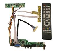 Kit de Monitor de Placa de Controlador de TV + HDMI + USB + Aduio, Compatible con V236BJ1-LE1 V236BJ1-LE2 1366X768 Pantalla LED LCD Panel LVDS de 30 Pines(V236BJ1-LE1)