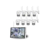 Kit de Monitoreo Inteligente JT-PC8276 x8 con Pantalla 1.2MP con Detección Humana, Conexión Dual, Almacenamiento en la Nube y Visualización Remota