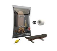 Kit de monopatín de dedos: dominar kickflips en un instante, mini tablas de 5 piezas con rodamientos de alta velocidad, certificación de seguridad, banda de lijado antideslizante, divertido regalo de