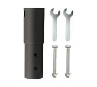 Kit de montaje adaptador de tubo de aleación de aluminio para satélite Gen 3 y V2 - Montaje de poste de tubo redondo con compatibilidad roscada y manguito, 120 x