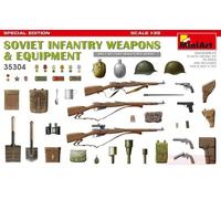 Kit DE Montaje Compatible con Soviet Infantry Weapons and Equipment Kit 1:35 MINIART MIN35304