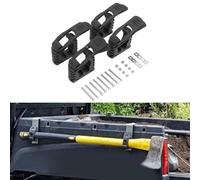 Kit de montaje de abrazadera de goma de liberación rápida para UTV, RV, furgoneta y camión, soporte de herramientas de 1-15 a 1-12 de diámetro con perno 316 para una fijación segura del engranaje