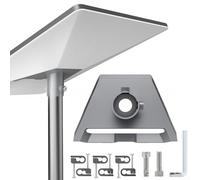 Kit de montaje de adaptador de tubo para base de soporte de poste de techo compatible con postes de 1 a 2 pulgadas, diseño resistente a la intemperie