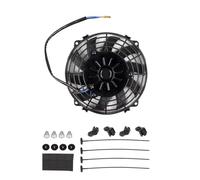 Kit De Montaje De Aspas Para Ventilador De Aire Acondicionado De Coche, Universal, 7 9 10 12 14 16 Pulgadas 12V 80W 2100 RPM CF-1001 Ventilador Radiador Motor Kit(A-7inch-10 blades)