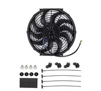 Kit De Montaje De Aspas Para Ventilador De Aire Acondicionado De Coche, Universal, 7 9 10 12 14 16 Pulgadas 12V 80W 2100 RPM CF-1001 Ventilador Radiador Motor Kit(A-12inch-10 blades)