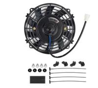Kit De Montaje De Aspas Para Ventilador De Aire Acondicionado De Coche, Universal, 7 9 10 12 14 16 Pulgadas 12V 80W 2100 RPM CF-1001 Ventilador Radiador Motor Kit(7inch)