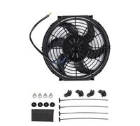 Kit De Montaje De Aspas Para Ventilador De Aire Acondicionado De Coche, Universal, 7 9 10 12 14 16 Pulgadas 12V 80W 2100 RPM CF-1001 Ventilador Radiador Motor Kit(A-10inch-6 blades)