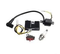 Kit de montaje de bobina de encendido para motosierra 61 66 162 266 compatible con equipo original pieza 501516201 carcasa de metal y elementos de plástico