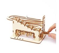 Kit de Montaje de Bricolaje con Bola rodante Espiral Pista 3D Rompecabezas de Madera Juego para Adolescentes y Adultos