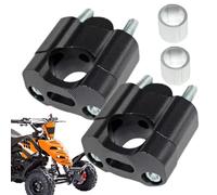 Kit de montaje de elevación de manillar de motocicleta, abrazadera de manillar de 22 mm - elevadores para una conducción más cómoda | Para padres apasionados por la conducción urbana de montaña