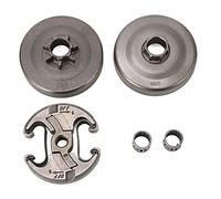 Kit de montaje de embrague de motosierra Reemplazo de cojinete de tambor de embrague de alto rendimiento para motosierra Rancher 455 460 hecho de aleación de aluminio duradera