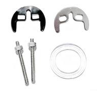 Kit de montaje de grifo de cocina de acero inoxidable con junta de goma y placa de llave inglesa, juego de fijación de pernos M8 para instalación de grifo mezclador de fregadero, herramienta de