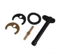Kit de montaje de grifo mezclador monobloc para lavabo, material de cobre de acero inoxidable (B)